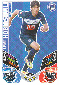 Levan Kobiashvili Hertha Berlin 2011/12 Topps MA Bundesliga #23